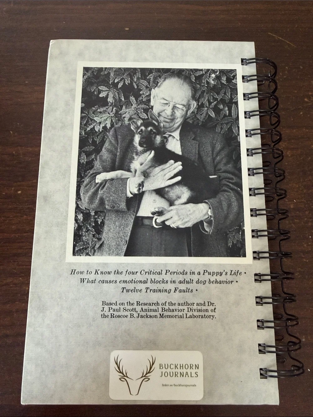 Dog Behavior Notebook Journal Clarence Pfaffenberger Buckhorn Journals